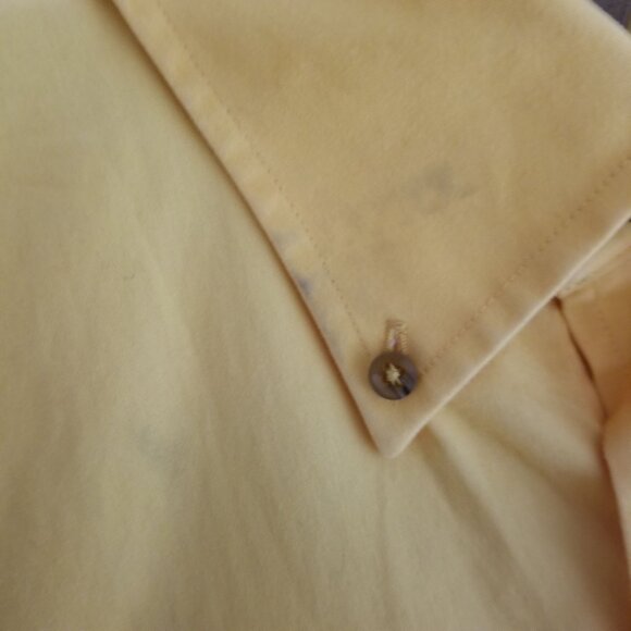 LOT OF 2 TOMMY HILFIGER Button Collar L/S Casual Shirts Yellow XL ~ 4488 - Picture 11 of 13